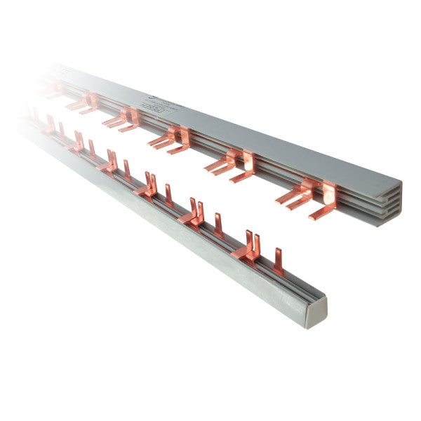 Захранващ гребен Economic 3P 63 A – трифазен, 1 м elmateriali.com