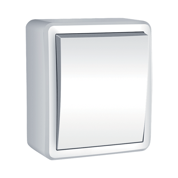 КЛЮЧ СХ.1 ОТКРИТ МОНТАЖ IP44 БЯЛ elmateriali.com