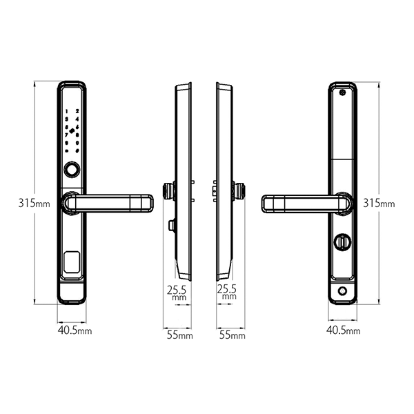 ЕЛЕКТРОННА СМАРТ БРАВА ЗА ВРАТА 5085