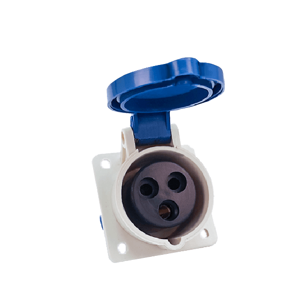 КОНТАКТ ЗА ВГРАЖДАНЕ HT-413 16A IP44 1P+N+E 230V elmateriali.com