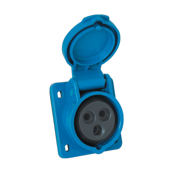 КОНТАКТ ЗА ВГРАЖДАНЕ HT-423 32A IP44 1P+N+E 230V elmateriali.com