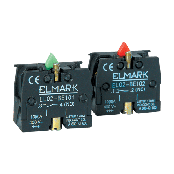 Помощен контакт 1NC червен