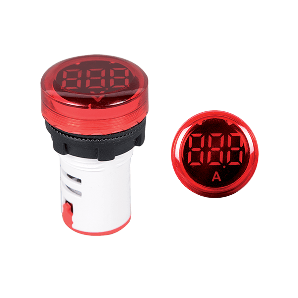 ДИГИТАЛЕН АМПЕРМЕТЪР КРЪГЪЛ EL-ED16R AC 0-100A Ф22mm