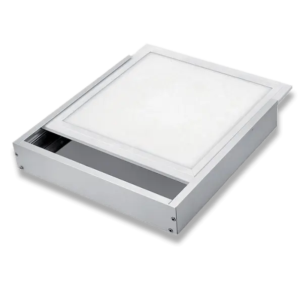 Рамка за открит монтаж LED панел 595×595 mm – бяла elmateriali.com
