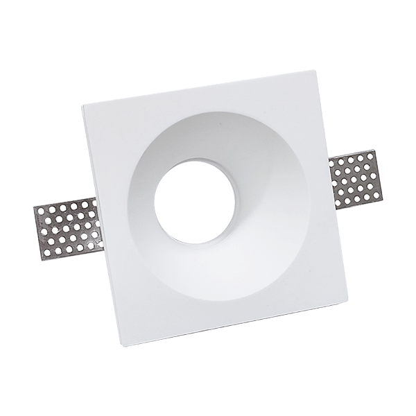 ГИПСОВА ЛУНА ЗА ТАВАН КВАДРАТНА GU10 120x120 elmateriali.com