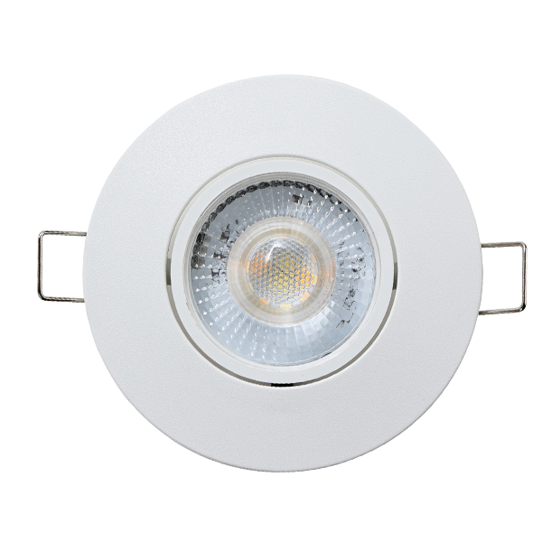 LED SPOT ЛУНА ЗА ВГРАЖДАНЕ 5W CCT 90x30MM БЯЛА elmateriali.com