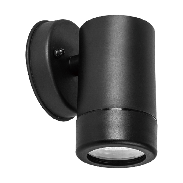 Фасаден осветител GRF322 – 1×GU10, IP54, черен elmateriali.com