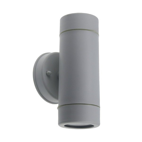 Фасаден осветител GRF323 – 2×GU10, IP54, сив elmateriali.com