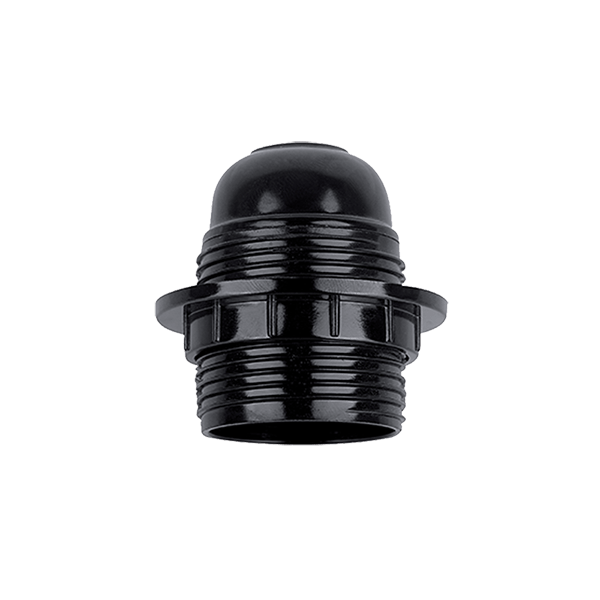 ФАСУНГА ПОЛИЛЕЙНА С РИНГ БАКЕЛИТ Е27 ЧЕРНА