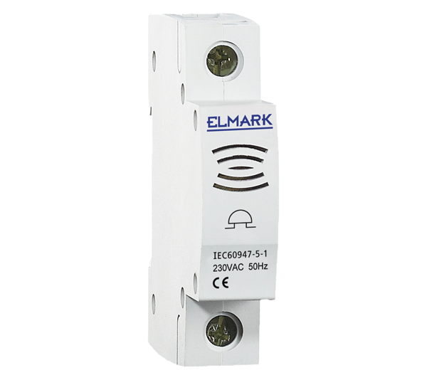 ЗВЪНЕЦ 220V ЗА DIN-ШИНА elmateriali.com