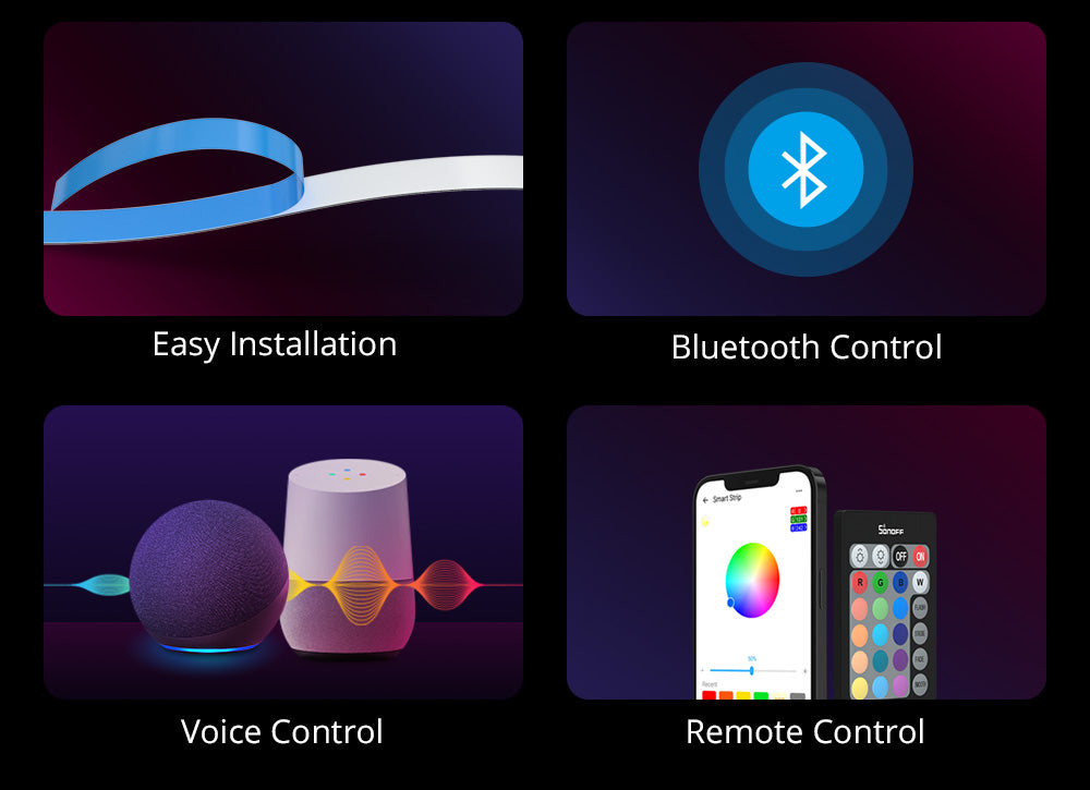 Wi-Fi смарт RGB LED лента 5 m – RGB осветление с контрол