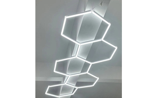 КОМПЛЕКТ 5 ХЕКСАНГОНОВ ОСВЕТИТЕЛ 203W 24360LM 6000K