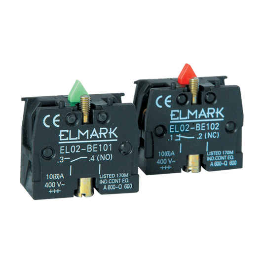 Помощен контакт 1NC червен