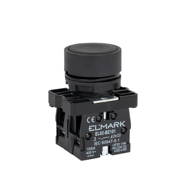 Черен бутон НО за управление