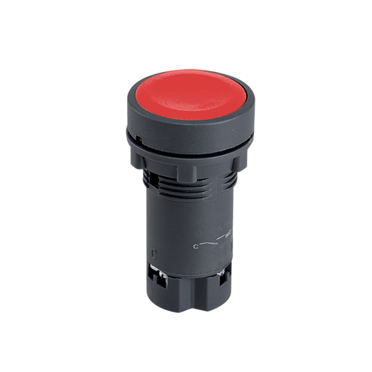 Червен бутон 1NC с пружинно връщане
