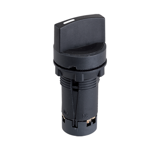 Двупозиционен бутон 1NO+1NC черен