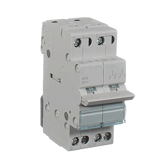 Трипозиционен превключвател ISS3 1-0-2 2P / 63 A – 3 позиции