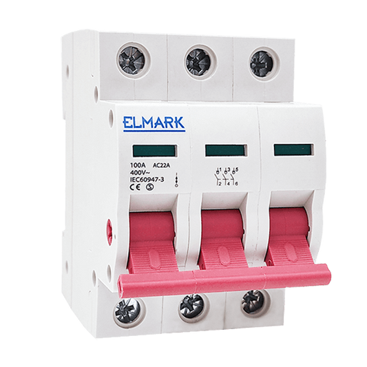 Товаров прекъсвач ISS 3P/32 A – триполюсен, 32 A, DIN монтаж