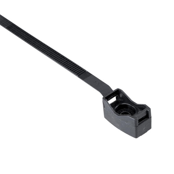 Основа за кабелна превръзка – черна, 20 бр. в пакет