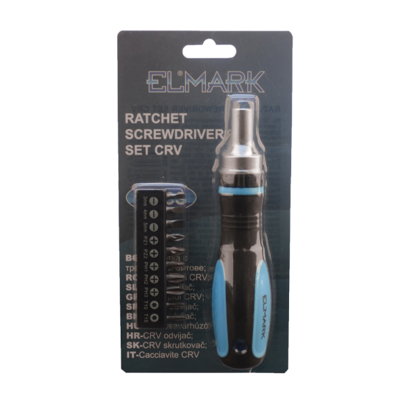 ОТВЕРТКА С ТРЕСЧОТКА И БИТОВЕ 11 ЧАСТИ К-Т