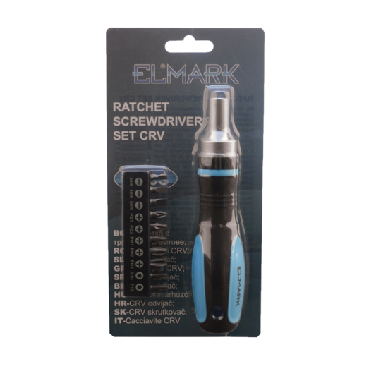 ОТВЕРТКА С ТРЕСЧОТКА И БИТОВЕ 11 ЧАСТИ К-Т