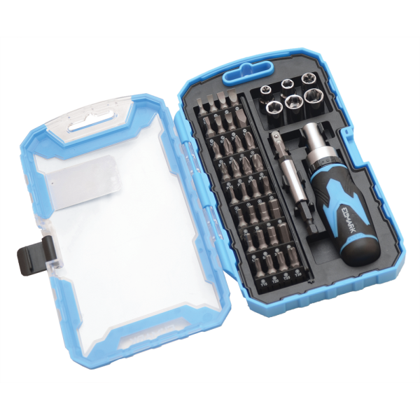 КОМПЛЕКТ МИНИ ОТВЕРТКИ С ТРЕСЧОТКА 41 БРОЯ