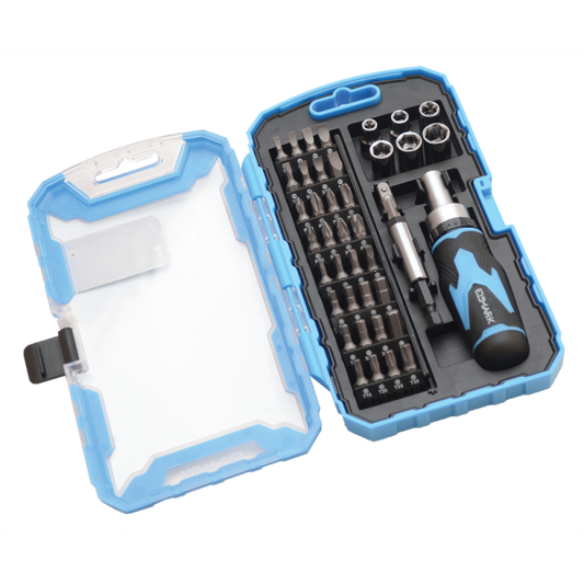 КОМПЛЕКТ МИНИ ОТВЕРТКИ С ТРЕСЧОТКА 41 БРОЯ