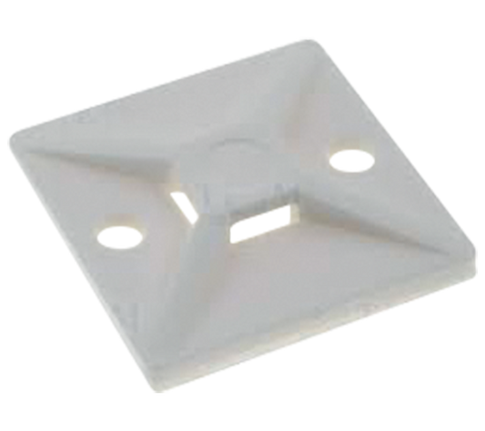 САМОЗАЛЕПВАЩИ ОСНОВИ ЗА КАБЕЛНИ ПРЕВРЪЗКИ MT-25 БЕЛИ (100БР В ПАКЕТ)