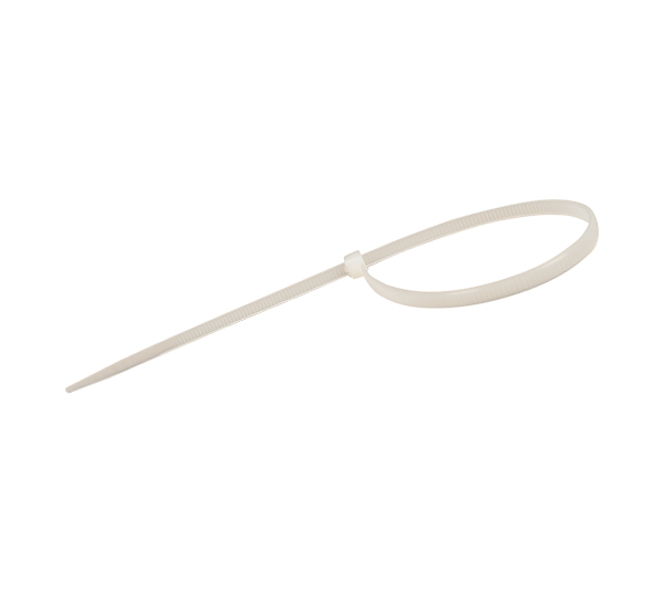 КАБЕЛНИ ПРЕВРЪЗКИ 380/4.8 БЕЛИ (100БР В ПАКЕТ)