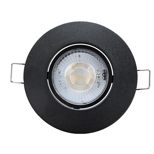 LED SPOT ЛУНА ЗА ВГРАЖДАНЕ 5W CCT 90x30MM ЧЕРНА