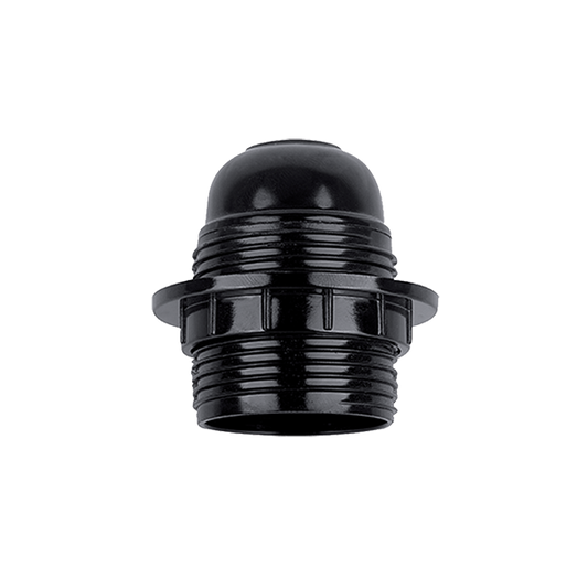 ФАСУНГА ПОЛИЛЕЙНА С РИНГ БАКЕЛИТ Е27 ЧЕРНА