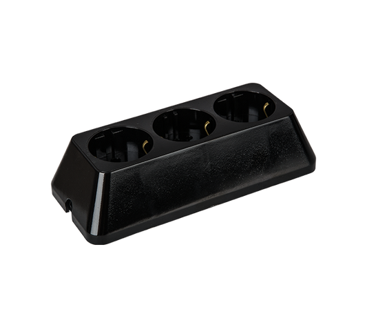 СЪЕДИНИТЕЛ ТРОЕН БЕЗ КАБЕЛ ЧЕРЕН