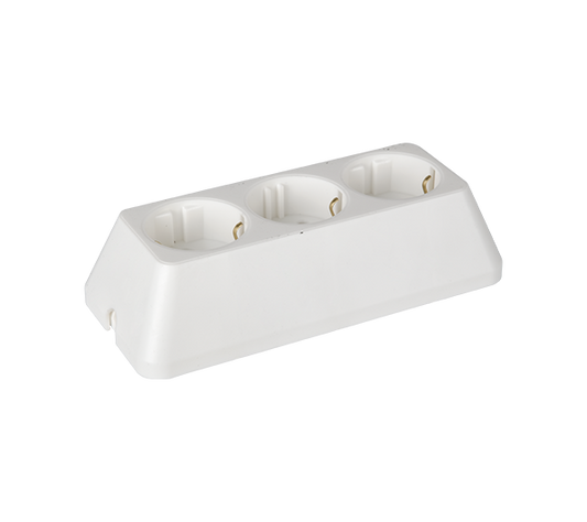 СЪЕДИНИТЕЛ ТРОЕН БЕЗ КАБЕЛ БЯЛ